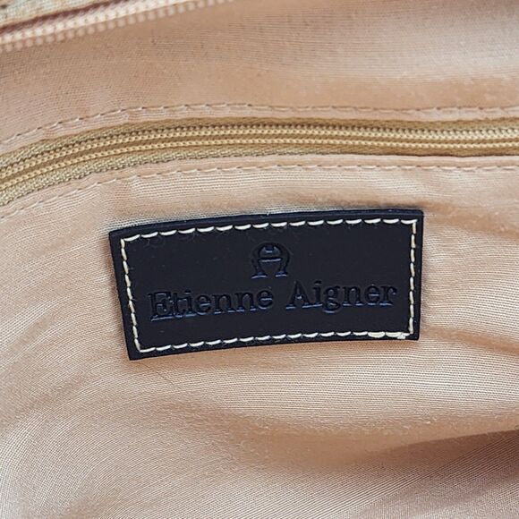 Etienne Aigner Vintage Native Natural Tribal Women Print Satchel Shoulder Bag - Picture 8 of 11